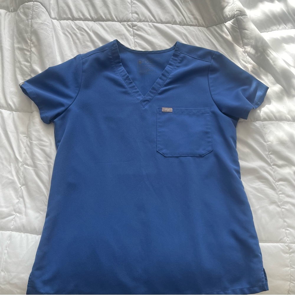 Figs Light blue Catarina Scrub Top